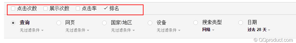 关键词在google搜索的排名