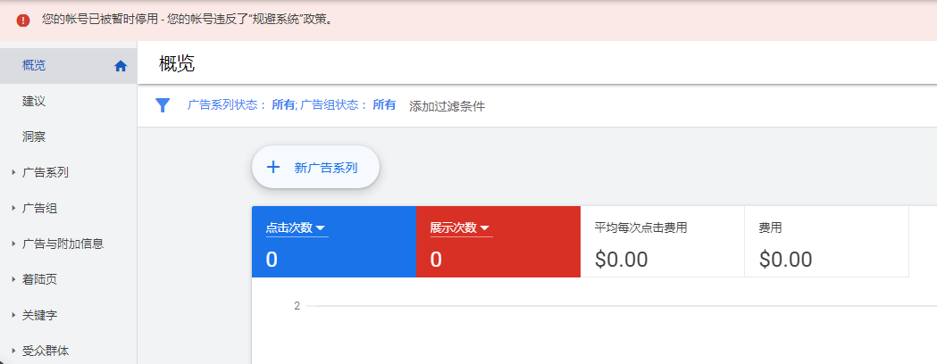 账户被暂停